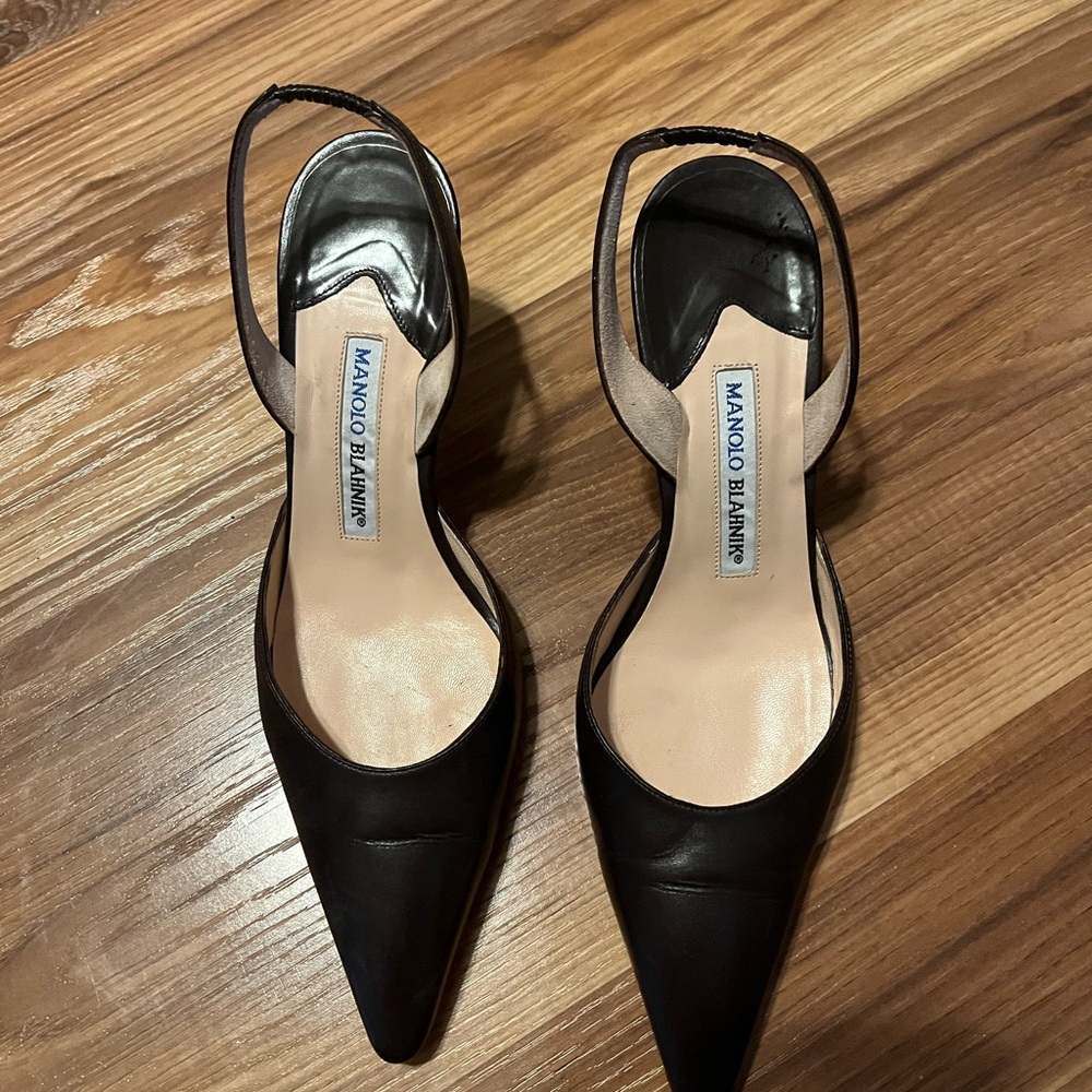 Manolo Blahnik Slingback Heels